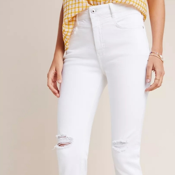 Pilcro Ultra High-Rise Slim Straight Jeans - Picture 4 of 14